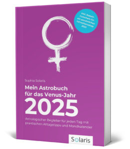 3D Cover Mein Astrobuch für das Venus-Jahr 2025